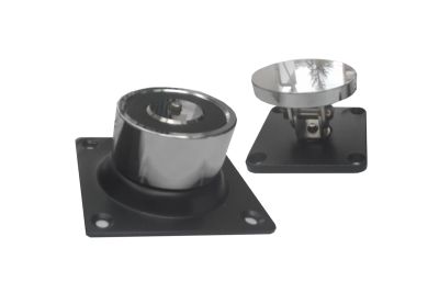 RETENEDOR REDONDO PARA PUERTAS CORTA FUEGO 50 KILOS MONTAJE EN PARED ( 110 LIBRAS ) 12DC/24VDC