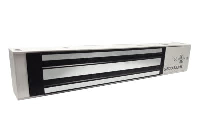 RETENEDOR O CERRADURA ELECTROMAGNETICA PARA 272 KILOS (600 LIBRAS) 12/24V UL E-941SA-6003