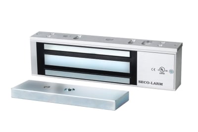 RETENEDOR O CERRADURA ELECTROMAGNETICA 545 KILOS (1200 LIBRAS) C/LED+TEMPORIZADOR E-941SA-1K2PD UL1