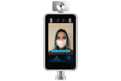 RECONOCIMIENTO FACIAL Y TEMPERATURA C/SOPORTE MONTAJE EN RACK JVS-FRT-P81