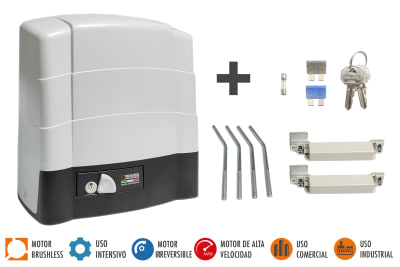 MOTOR CORREDERA 1500KG 36V HIGH SPEED 800 CICLOS HS 25M/M (0.42M/S) BG30/1504/HS5