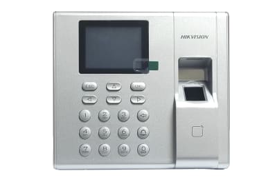 CONTROL DE ASISTENCIA PANTALLA LCD BIOMETRICO 1000 HUELLAS O TARJETA 1000 MIFARE TCP/IP DS-K1T8003MF1