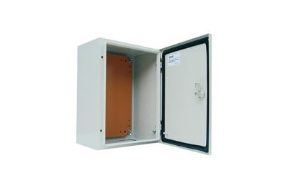 CAJA METALICA CON CHAPA SIN LLAVE 400x300x200 