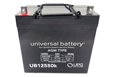 BATERIA 12V 55 AMPERES C/NORMA UL UB12550
