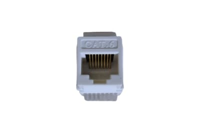 MODULO RJ45-RJ45 HEMBRA COLOR BLANCO CATEGORIA 6 ALIMENTACION KEYSTONE KS6W1
