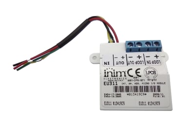 MODULO MINI DE MONITOREO DE 01 INPUT / 01 OUTPUT ( PULSADOR /PALANCA ,SIRENA, DETECTOR LINEAL) EU3111