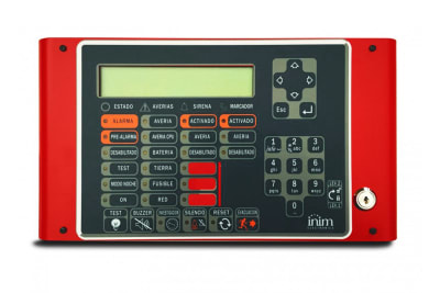 ANUNCIADOR / PANEL / TECLADO REMOTO PARA CENTRAL DE INCENDIO SMARTLINE SMARTLETUSEE LCD-LITE1