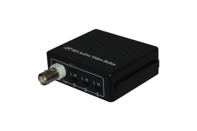 BALUN /TRANSCEPTOR RECEPTOR 1CANAL ACTIVO HD TVI/CVI/AHD/CVBS C/CABLE UTP CATEGORIA 5E/6 VV-HDA4501R1