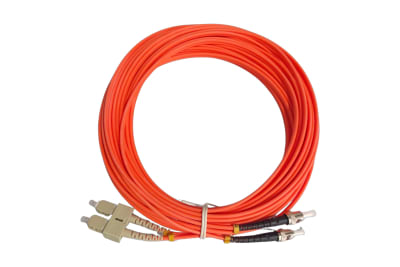 JUMPER FIBRA ST/UPC-SC/UPC MM (MULTIMODO) OM1 DUPLEX 10METROS VVSTSC10