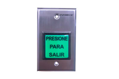 PULSADOR DE SALIDA ILUMINADO C/MENSAJE 