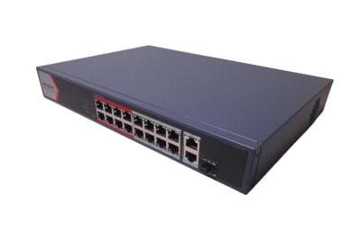 SWITCH 16 BOCAS + 1GB SMART ADMINISTRABLE DS-3E1318P-EI/M1