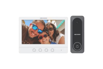 KIT VIDEO PORTERO HD 1280 X 720 TVI INTERIOR LUZ IR HASTA 3 METROS 4 HILOS 01 RELEY 12VDC DS-KIS212
