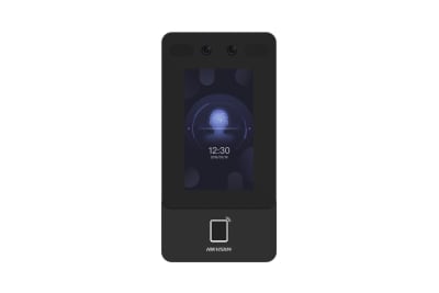 TERMINAL FACIAL + HUELLA Y TARJETA PANTALLA TACTIL 4.3 PULGADAS C/CAMARA 2MP IP65 DS-K1T342MFWX1