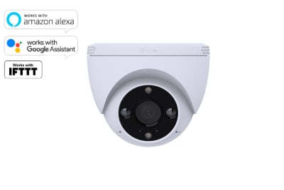 CAMARA IP DOMO 3MP 2K 2304 X 1296 WIFI LENTE 4MM IR15METROS COLORVU HUMANO/VEHICULO IP67 CS-H4-R201-1H3WKFL