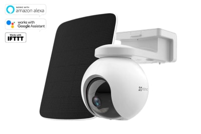 KIT CAMARA IP DOMO 2K/3MP PAN & TILT WIFI 2.4GHZ C/BATERIA CB8/SP+PANEL SOLAR IP65 CS-CB8 (3MP)