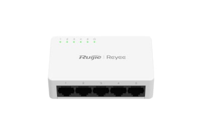 SWITCH GIGABIT DE 5 BOCAS 10/100/1000MBPS NO ADMINISTRABLE / VISIBLE CLOUD RUIJIE RG-ES05G-L1