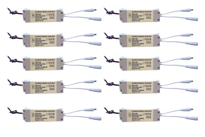 PACK 10 KIT DE EMERGENCIA O DE RESPALDO DRIVER PARA ILUMINACION LED 3-50WATT BATERIA 2400MAH VC9091