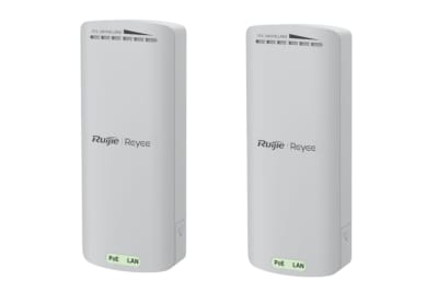 PACK 2 ANTENA BRIDGE EXTERIOR TRANSMITE 500METROS DE DISTANCIA 2.4GHZ DUAL BANDA IP55 RG-EST100-E