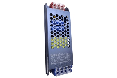FUENTE DE PODER ULTRA DELGADA PARA LED 100 WATT 12V 8.5AMPERES WL-100-121