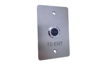 PULSADOR DE SALIDA NO TOUCH ACERO INOXIDABLE CONTACTO NO/NC/COM 12-24VDC IP65 XBUTTON 7