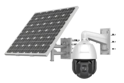 KIT CAMARA DOMO PTZ 4G LTE 4MP 2560 X 1440 ZOOM OPTICO 25X + PANEL ENERGIA SOLAR DS-2DE5425IWG-K/4G1