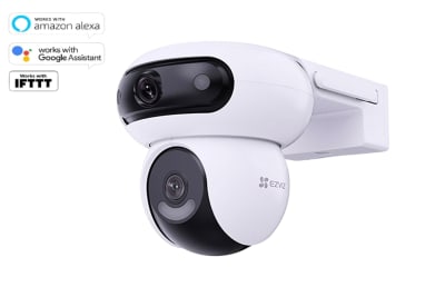 CAMARA IP DOMO PAN & TILT 4MP+4MP WIFI 2.4GHZ DOBLE LENTE 4MM IR40METRO IP65 CS-H90-R100-8H44WKFL