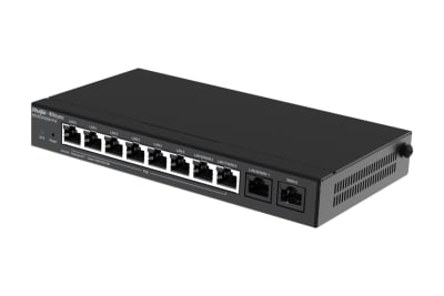 ROUTER DE 10 PUERTOS 10/100/1000 MBPS 8 PUERTOS POE 4 WAN ADMINISTRABLE CLOUD RUIJIE RG-EG310GH-P-E