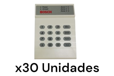KIT 30 CENTRALES MINI PARA DEPARTAMENTO 3 ZONAS DS3M BOSCH
