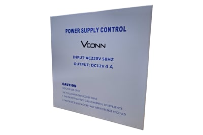 FUENTE DE PODER 12V 4 AMPERES HORA + CARGADOR + TEMPORIZADOR + GABINETE SPOWER5