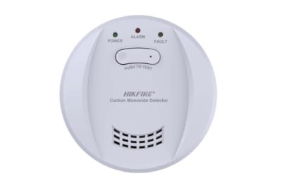 DETECTOR DE MONÓXIDO DE CARBONO AUTONOMO 85DB A 03 METROS INCLUYE 02 BATERIAS AA HF-GM1001