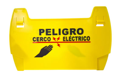 PLACA DE ADVERTENCIA PARA CERCO ELECTRICO 