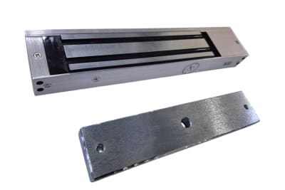 RETENEDOR ELECTROMAGNETICO 280KILOS PARA (617 LIBRAS) MONTAJE PUERTA USO INTERIOR 12VDC DS-K4H258S1