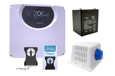 KIT ENERGIZADOR 1.0 JOULES ZOE WIFI 3500 METROS + BATERIA 12V 5AMP + SIRENA 20 WATTS