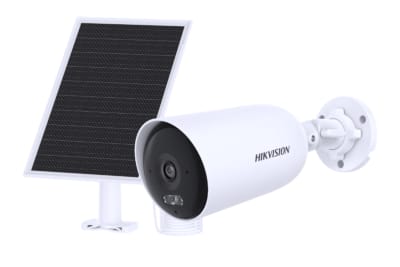 CAMARA IP BULLET 4MP 4G LTE LENTE 2.8MM IR30METROS C/BATERIA 9000MAH+PANEL SOLAR IP65 DS-2CFS04/4G