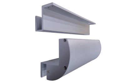 ACCESORIO TIPO UZL PARA RETENEDOR ELECTROMAGNETICO 280KG S-LOCK 01 ( 600 LIBRAS ) SAC-UZL1