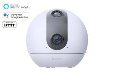 CAMARA IP DOMO PAN & TILT 2K & 2K DUAL LENTE 2.8MM INTERIOR 360° IR10MTS C/AUDIO CS-C60P-R100-8H33WF1