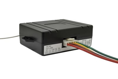 RECEPTOR 02 CANALES ON-OFF / MOMENTANEO PARA 100 METROS FRECUENCIA 300-400MHZ VV-T203 12/24V