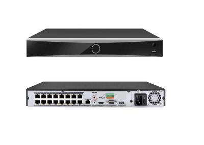 NVR 16 CANALES IP +16 POE ACUSENSE 160MBPS SALIDA HDMI 4K/VGA 1080 ENTRADA DE ALARMA 4 / SALIDA 1 DS-7616NXI-K2/16P