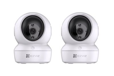 PACK 2 CAMARA 2K WIFI 2.4GHZ LENTE 4MM IR 10M INTERIOR H6C