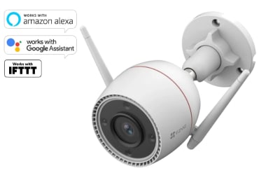 CAMARA IP BULLET 4MP 2K+ WIFI 2.4GHZ LENTE 4MM COLORVU SIRENA/ESTROBOCOPICA IA IP67 CS-H3C-R100-1J4WKFL