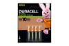 PACK DE PILAS AAA BLISTER RECARGABLE 4 UNIDADES AAA-X4-REC 0