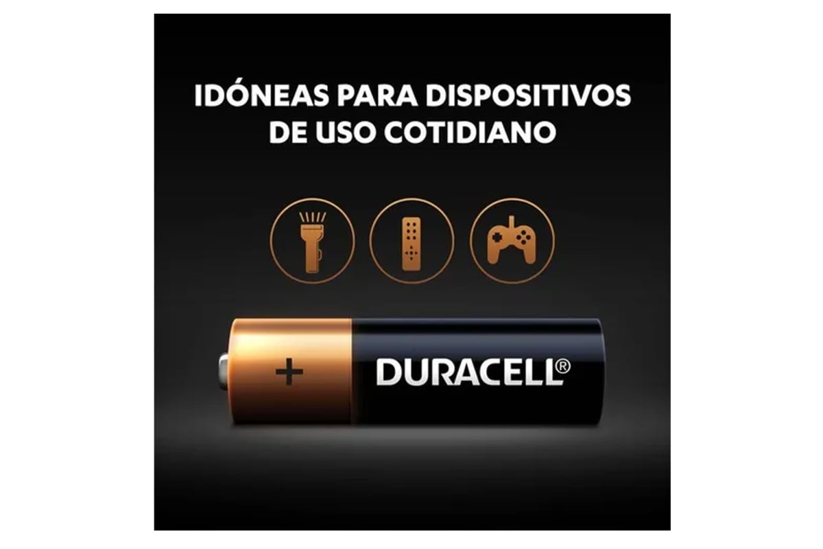 PACK DE PILA ALCALINA AA BLISTER X 8 UNIDADES4