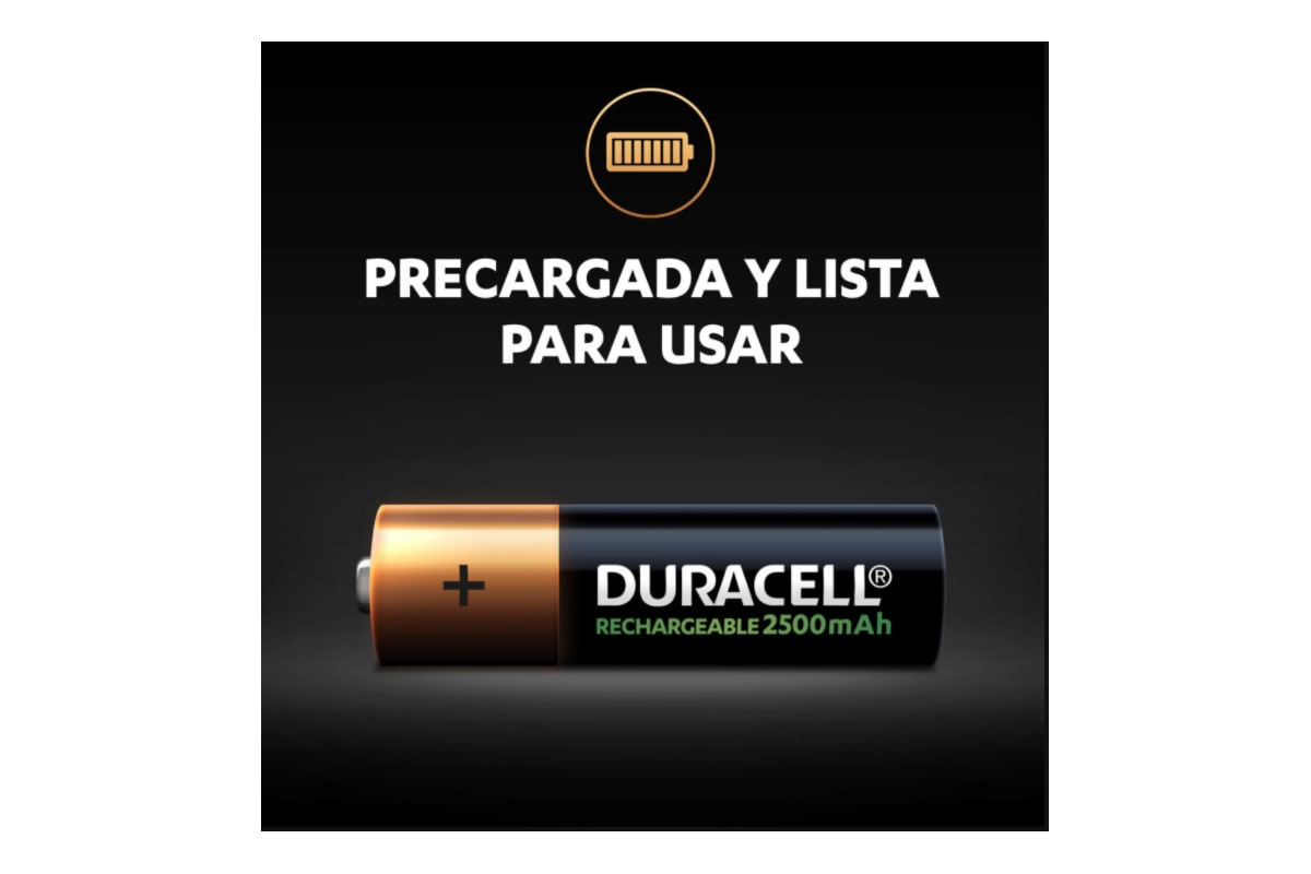 PACK DE PILAS AA BLISTER RECARGABLE 4 UNIDADES AA-X4-REC3