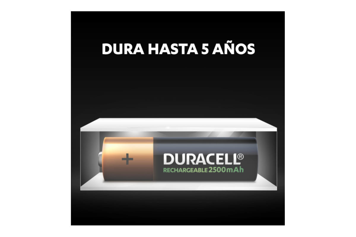 PACK DE PILAS AA BLISTER RECARGABLE 4 UNIDADES AA-X4-REC5