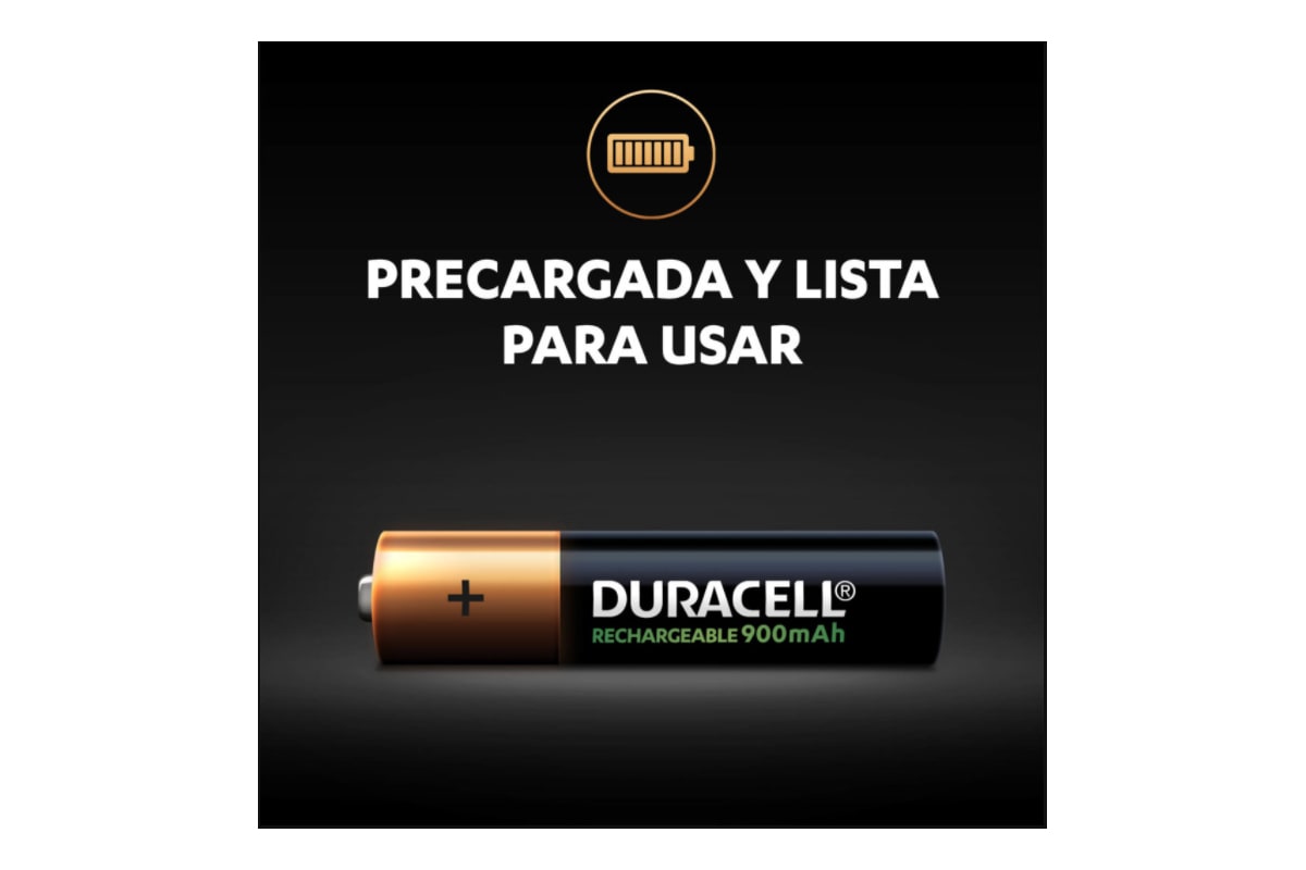 PACK DE PILAS AAA BLISTER RECARGABLE 4 UNIDADES AAA-X4-REC3