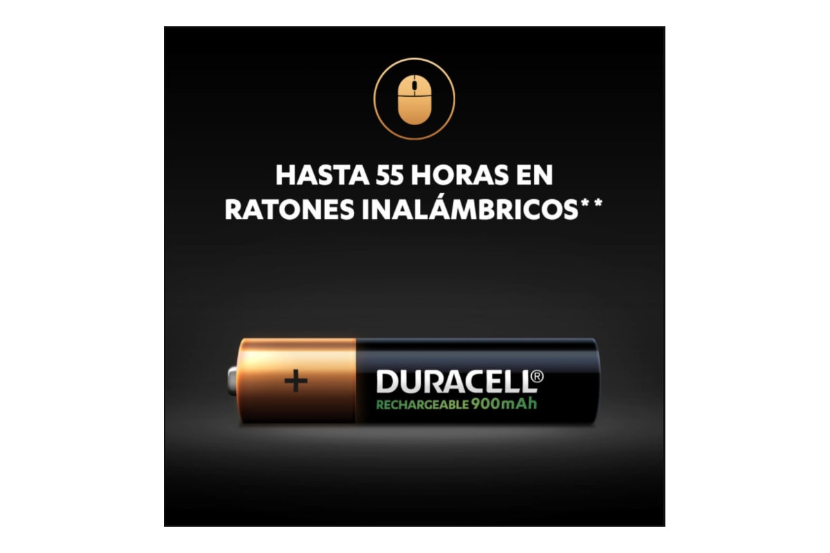 PACK DE PILAS AAA BLISTER RECARGABLE 4 UNIDADES AAA-X4-REC5