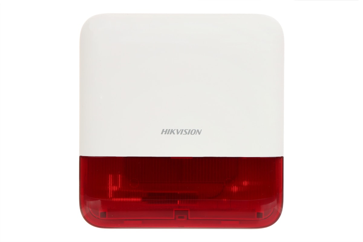 SIRENA INALAMBRICA EXTERIOR C/BALIZA ROJA AXPRO DS-PS1-E-WB 1