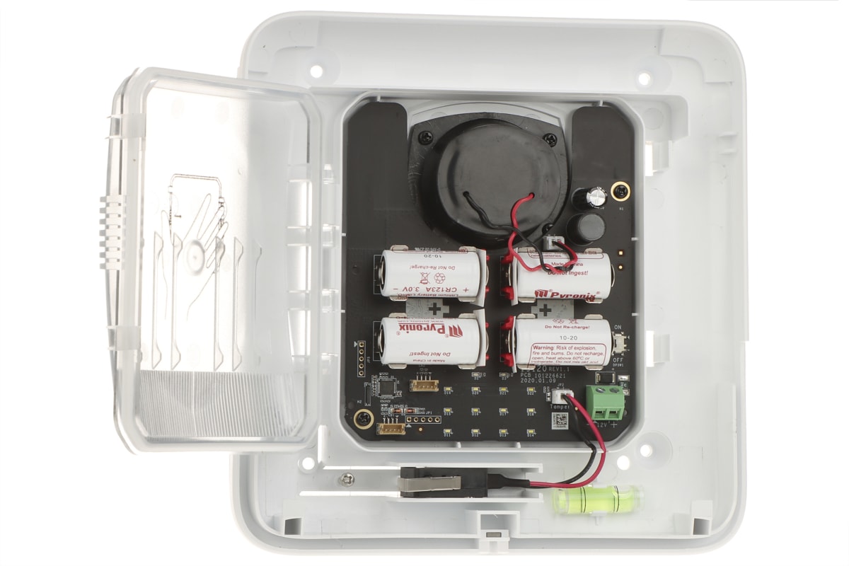 SIRENA INALAMBRICA EXTERIOR C/BALIZA ROJA AXPRO DS-PS1-E-WB4