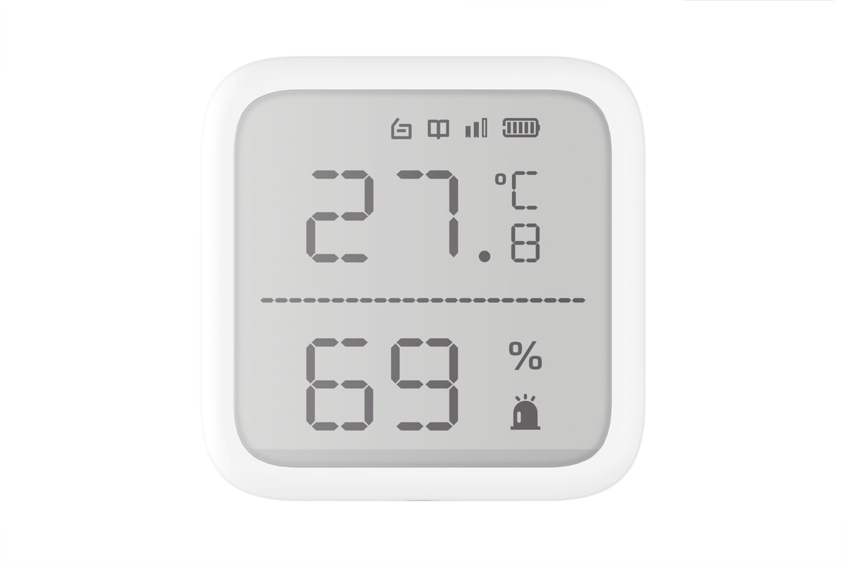 DETECTOR DE TEMPERATURA INALAMBRICO AXPRO CONFIGURABLE INDEPENDIENTE O CON SONDA DS-PDTPH-E-WB 1