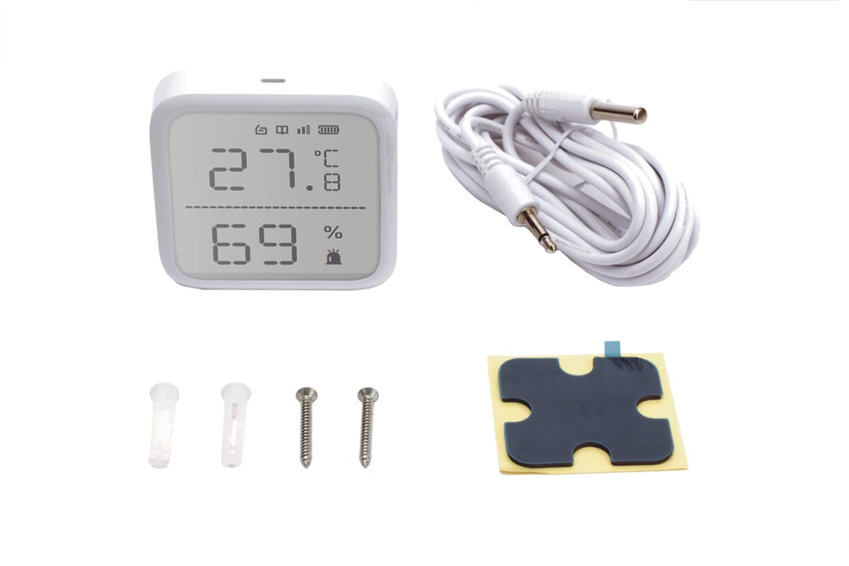 DETECTOR DE TEMPERATURA INALAMBRICO AXPRO CONFIGURABLE INDEPENDIENTE O CON SONDA DS-PDTPH-E-WB2